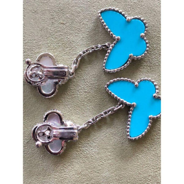 Toxse Lucky Butterfly Mop Turquoise Earrings - Image 3