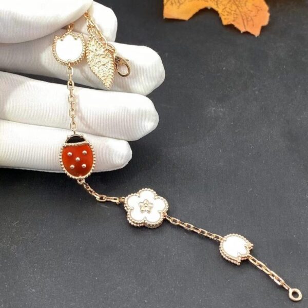 Toxse Lucky Spring Pink Gold Bracelet 5 Motifs - Image 10