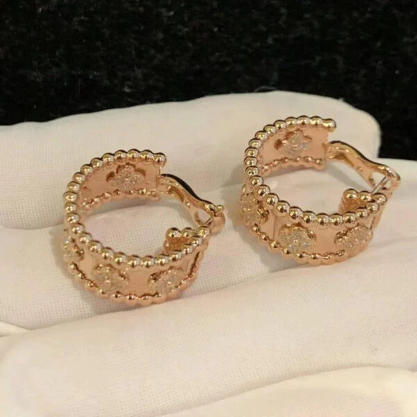 Toxse Perlee Diamond Earrings - Image 9
