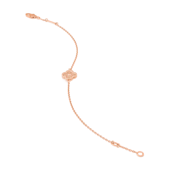 Toxse Clover Pink Gold Bracelet