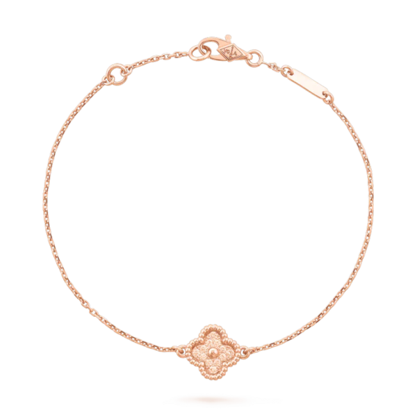 Toxse Clover Pink Gold Bracelet - Image 7