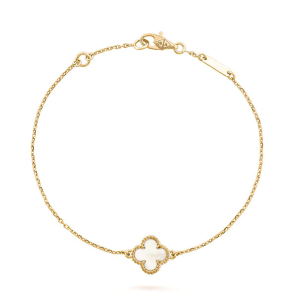 Toxse Clover Gold Mop Bracelet