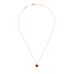 Toxse Sweet Clover Carnelian Heart Necklace