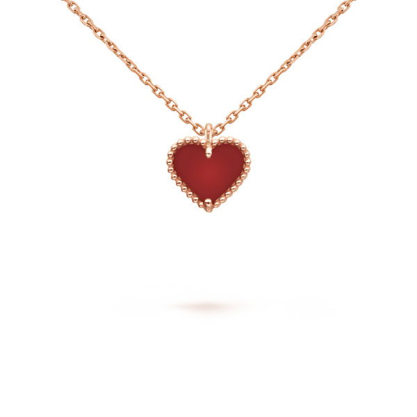 Toxse Sweet Clover Carnelian Heart Necklace - Image 5