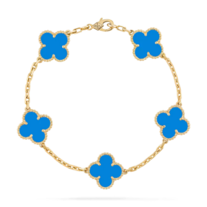 Toxse Clover Agate Gold Bracelet 5 Motifs