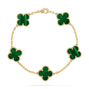 Toxse Clover Malachite Bracelet 5 Motifs