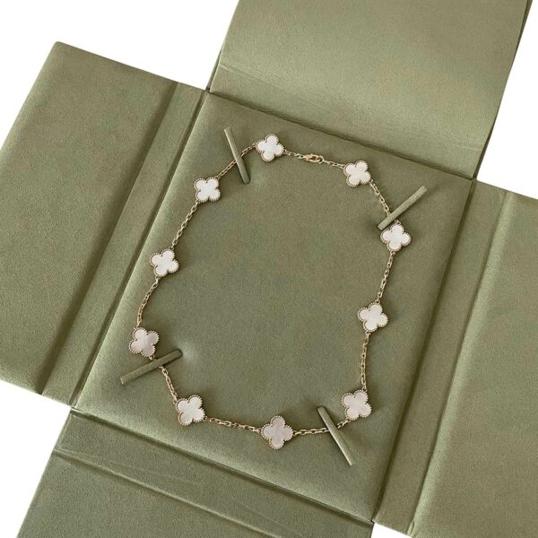 Toxse Vintage Mop Necklace 10 Motifs Gold - Image 7