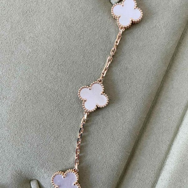 Toxse Vintage Mop Necklace 10 Motifs Gold - Image 8