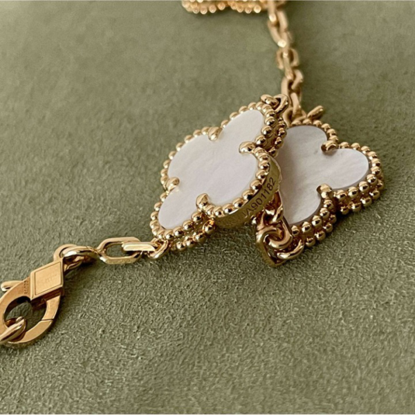 Toxse Vintage Mop Necklace 10 Motifs Gold - Image 9