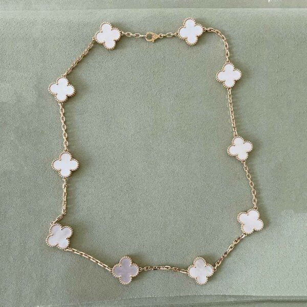 Toxse Vintage Mop Necklace 10 Motifs Gold - Image 3