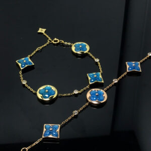 Toxse Star And Sun 4 Motif Blue Bracelet