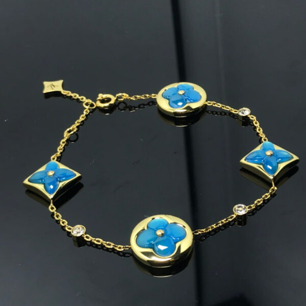 Toxse Star And Sun 4 Motif Blue Bracelet - Image 2