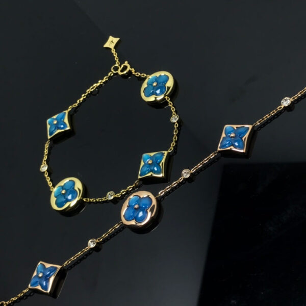 Toxse Star And Sun 4 Motif Blue Bracelet - Image 4