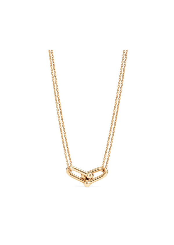 Toxse T - Jewelry Double Link Pendant No Diamond Necklace - Image 3