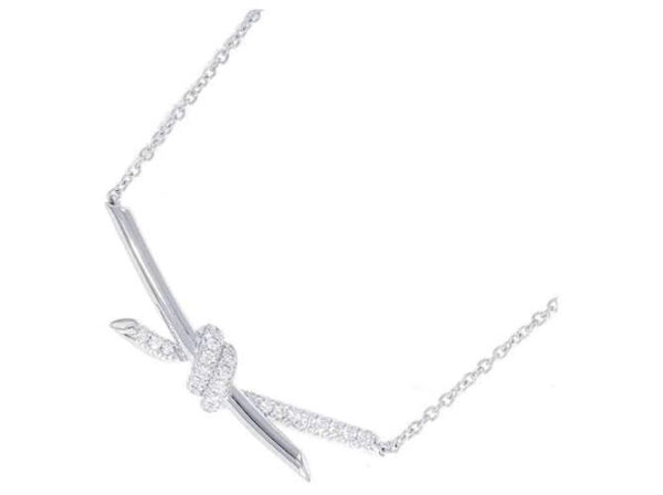 Toxse T - Jewelry Knot Diamond Necklace