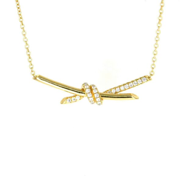 Toxse T - Jewelry Knot Diamond Necklace - Image 2