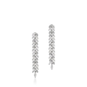 Toxse T - Jewelry Victoria Vine Drop Diamond Earrings