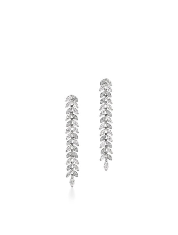 Toxse T - Jewelry Victoria Vine Drop Diamond Earrings