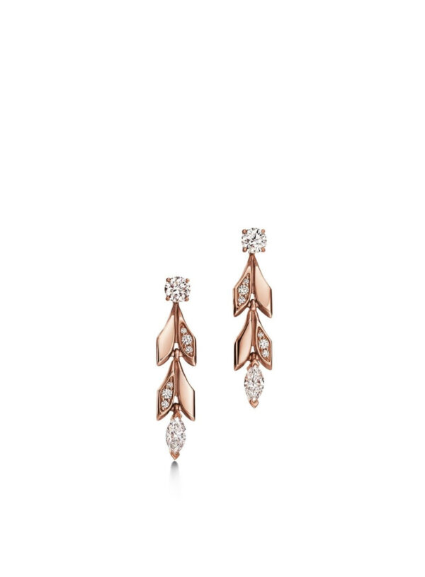 Toxse T - Jewelry Victoria Vine Convertible Drop Diamond Earrings