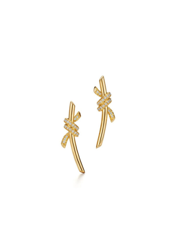 Toxse T - Jewelry Knot Diamond Earrings