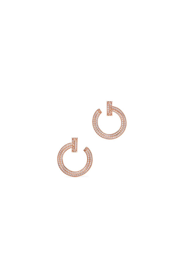 Toxse T - Jewelry T1 Open Hoop Diamond Earrings - Image 2